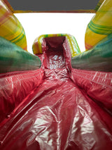 16' Cinco De Bounce-O Wet or Dry Water Slide Combo