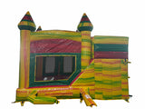 16' Cinco De Bounce-O Wet or Dry Water Slide Combo