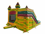 16' Cinco De Bounce-O Wet or Dry Water Slide Combo
