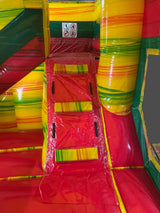 16' Cinco De Bounce-O Wet or Dry Water Slide Combo