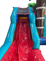 16' Tropical Inferno Wet or Dry Water Slide Combo