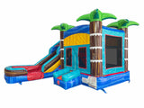 16' Tropical Inferno Wet or Dry Water Slide Combo