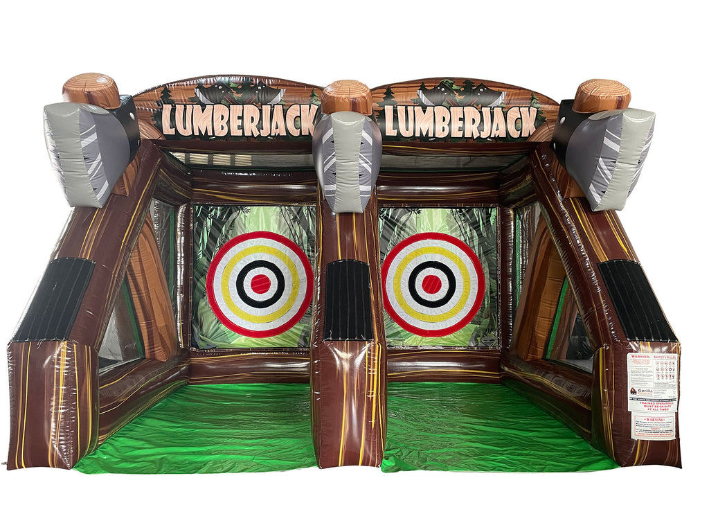 Inflatable 17' Twin Axe Throwing Games - Purchase Today – Gorilla