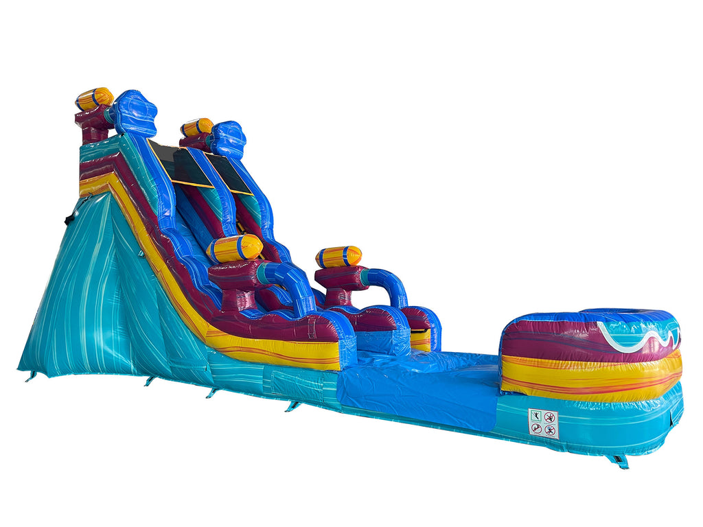 18' High Hydro Blaster Water Slide - View 3