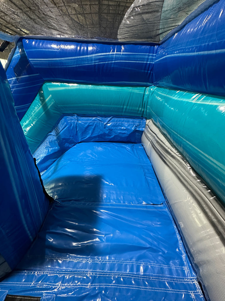 18'H Single Lane Tropical Water Slide - View 4