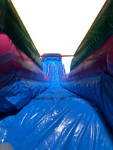 18'H Single Lane Coconuts Drop Water Slide