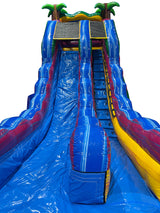 18'H Single Lane Coconuts Drop Water Slide