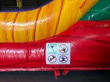 28' Colorful Bounce House Wet or Dry Water Slide Combo