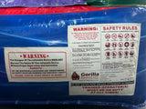 28' Colorful Bounce House Wet or Dry Water Slide Combo