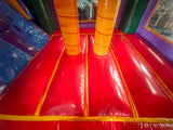 28' Colorful Bounce House Wet or Dry Water Slide Combo