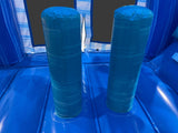 28' Glacier Tropic Bounce House Wet or Dry Water Slide Combo