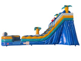 18'H Dual Lane Beach Safari Water Slide