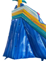 18'H Dual Lane Beach Safari Water Slide