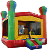 Bounce House Startup Package Square, Red, Yellow, Blue Slide Combo #33 Commercial Grade