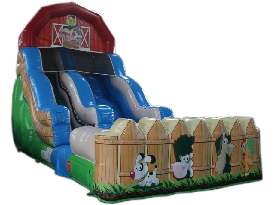 18'H Farm Water Slide - View 2