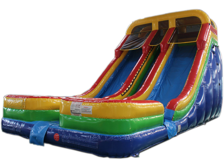 21'H Double Lane Water Slide - View 2