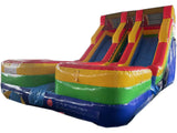 17'H Double Lane Water Slide