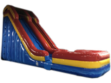 21' Red Yellow Blue Marble Water Slide
