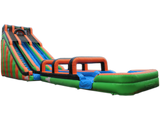 25'H Green & Orange Mega Water Slide & Slip N Slide