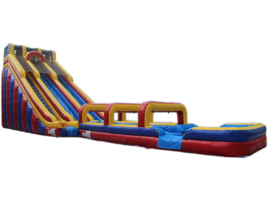 25'H Mega Water Slide & Slip N Slide