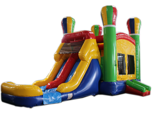 28' Balloon Bounce House Wet or Dry Water Slide Combo