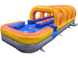 30' Yellow grey Marble Double Lane Slip and Slide