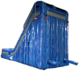 18' Grey Blue Marble Water Slide