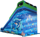 22'H Coral Crush Water Slide & Slip N Slide