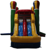 28' Balloon Bounce House Wet or Dry Water Slide Combo