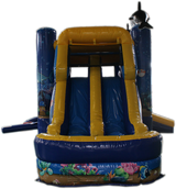 28' Ocean Bounce House Wet or Dry  Water Slide Combo