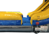 15' Blue Yellow Grey Water Slide