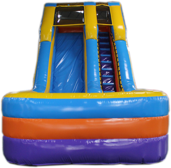 17'H Blue & Purple Water Slide - View 4