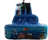 22'H Coral Crush Water Slide & Slip N Slide