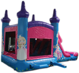 28' Fairytale Bounce House Wet or Dry Water Slide Combo