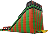 25'H Green & Orange Mega Water Slide & Slip N Slide
