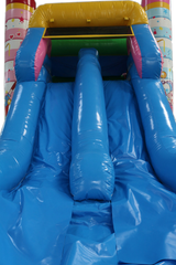 28' Candy Clown Bounce House Wet or Dry Water Slide Combo