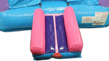 28' Pink Balloon Bounce House Wet or Dry Water Slide Combo