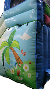 Crazy Tropical Water Slide Bounce House Commercial Grade Startup Package