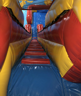 21' Red Yellow Blue Marble Water Slide