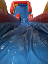 21' Red Yellow Blue Marble Water Slide