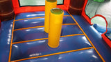 28' Crazy Tropical Bounce House Wet or Dry Water Slide Combo
