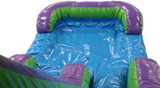 Bounce House Startup Package Square, Blue N Purple Water Slide Combo #7 Commercial Grade