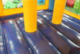 Bounce House Startup Package Square, Blue & Orange Water Slide Combo #22 Commercial Grade