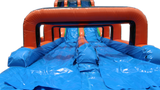 25'H Green & Orange Mega Water Slide & Slip N Slide