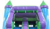 Bounce House Startup Package Square, Blue N Purple Water Slide Combo #7 Commercial Grade