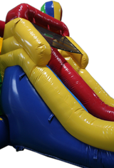 28' Balloon Bounce House Wet or Dry Water Slide Combo