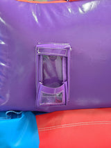 30' Purple Orange Red Double Lane Slip and Slide