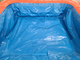 30' Purple Orange Red Double Lane Slip and Slide