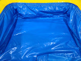 30' Purple Yellow Blue Double Lane Slip and Slide