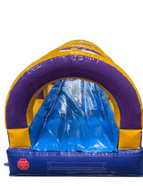 30' Purple Yellow Blue Slip and Slide